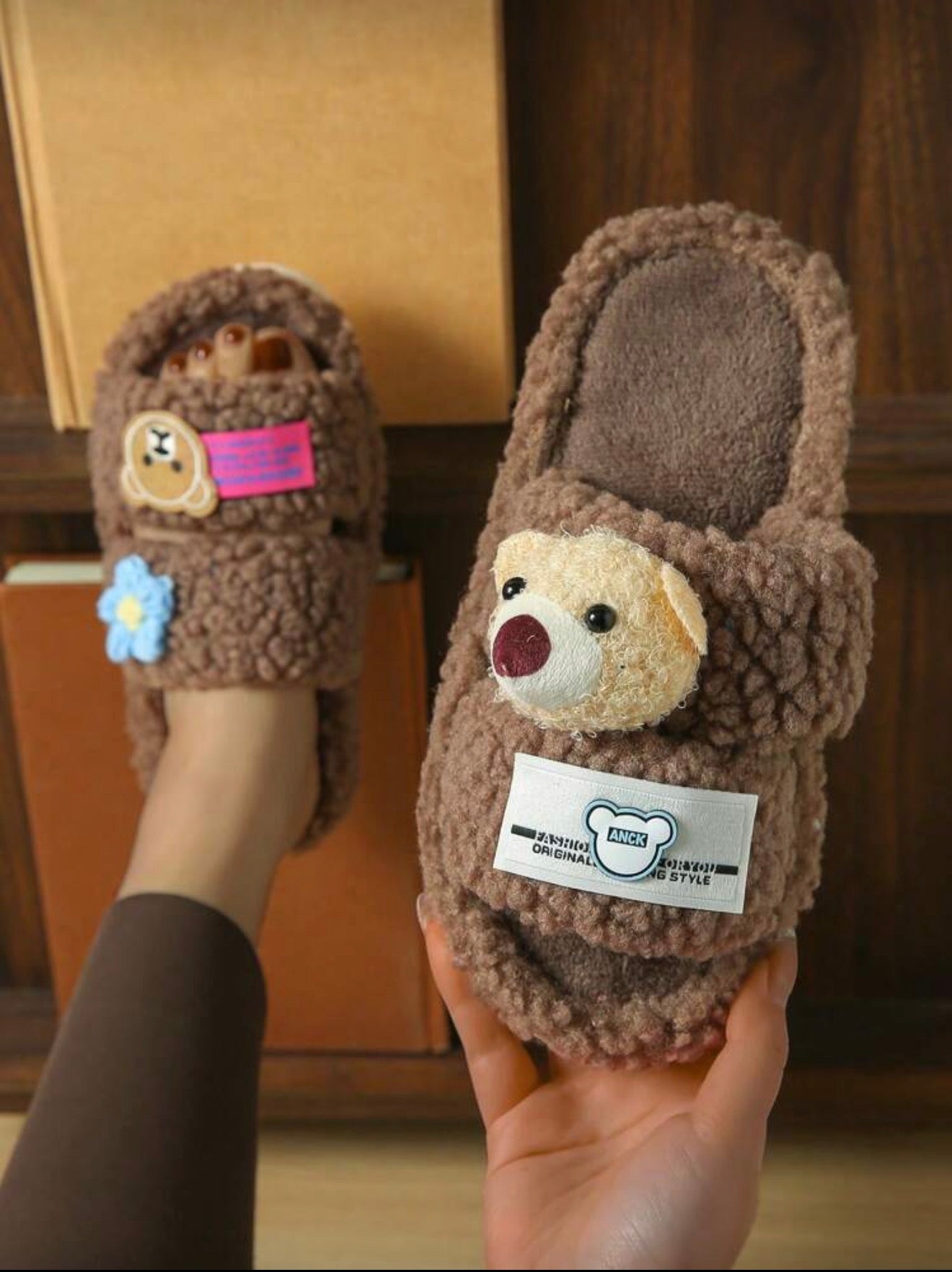 Teddy Bear Slippers