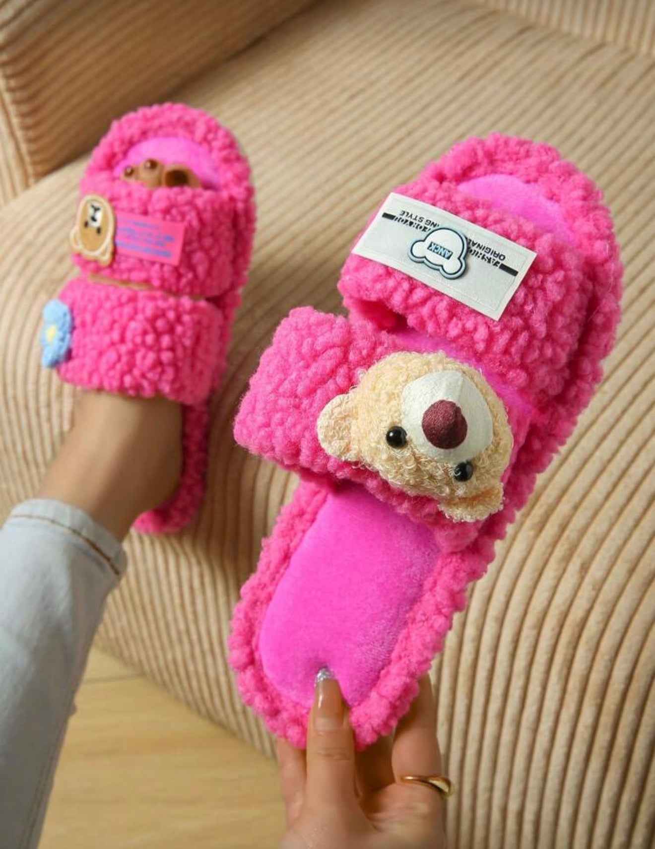 Teddy Bear Slippers