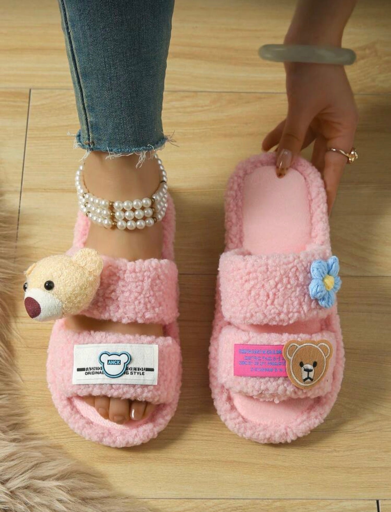 Teddy Bear Slippers